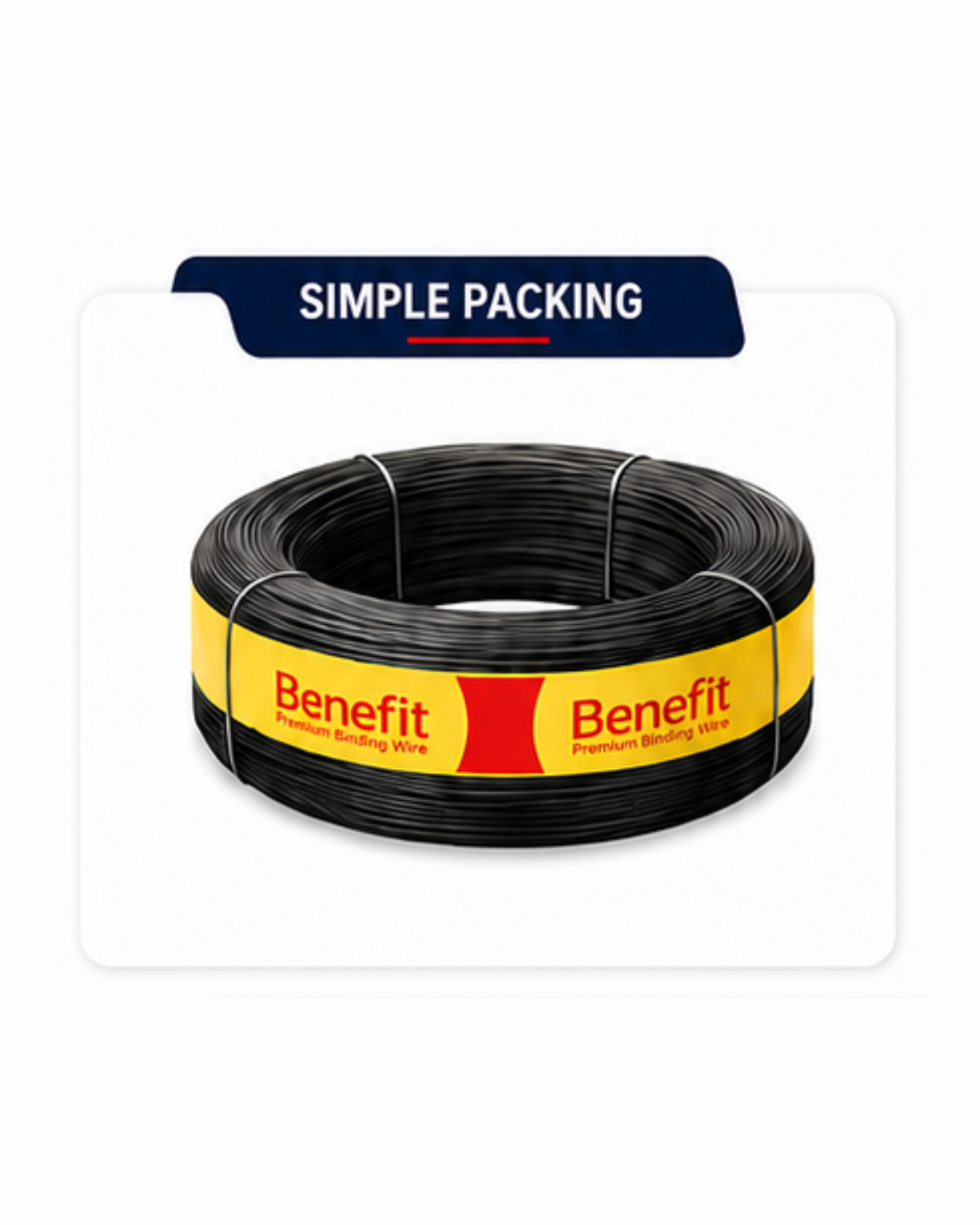 Benefit simple packing — bare coil