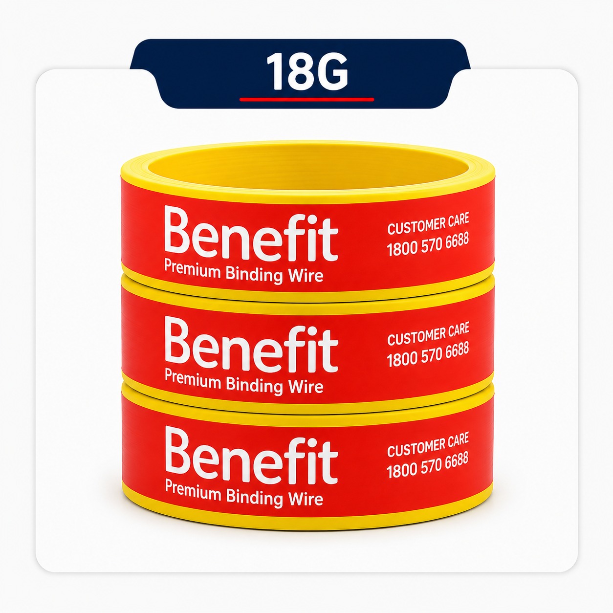 Benefit wrapper packing 18G — branded sleeve