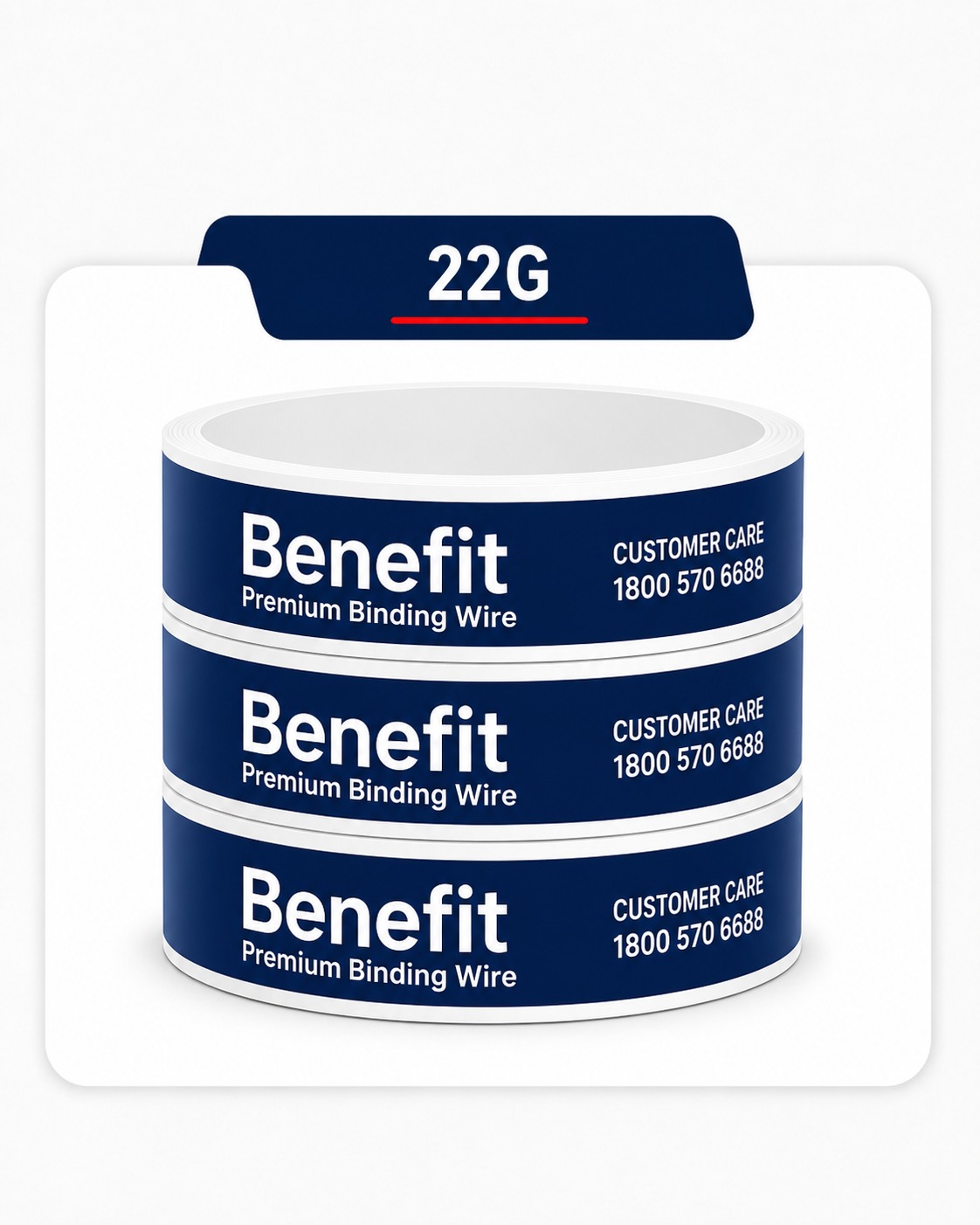 Benefit wrapper packing 22G — branded sleeve